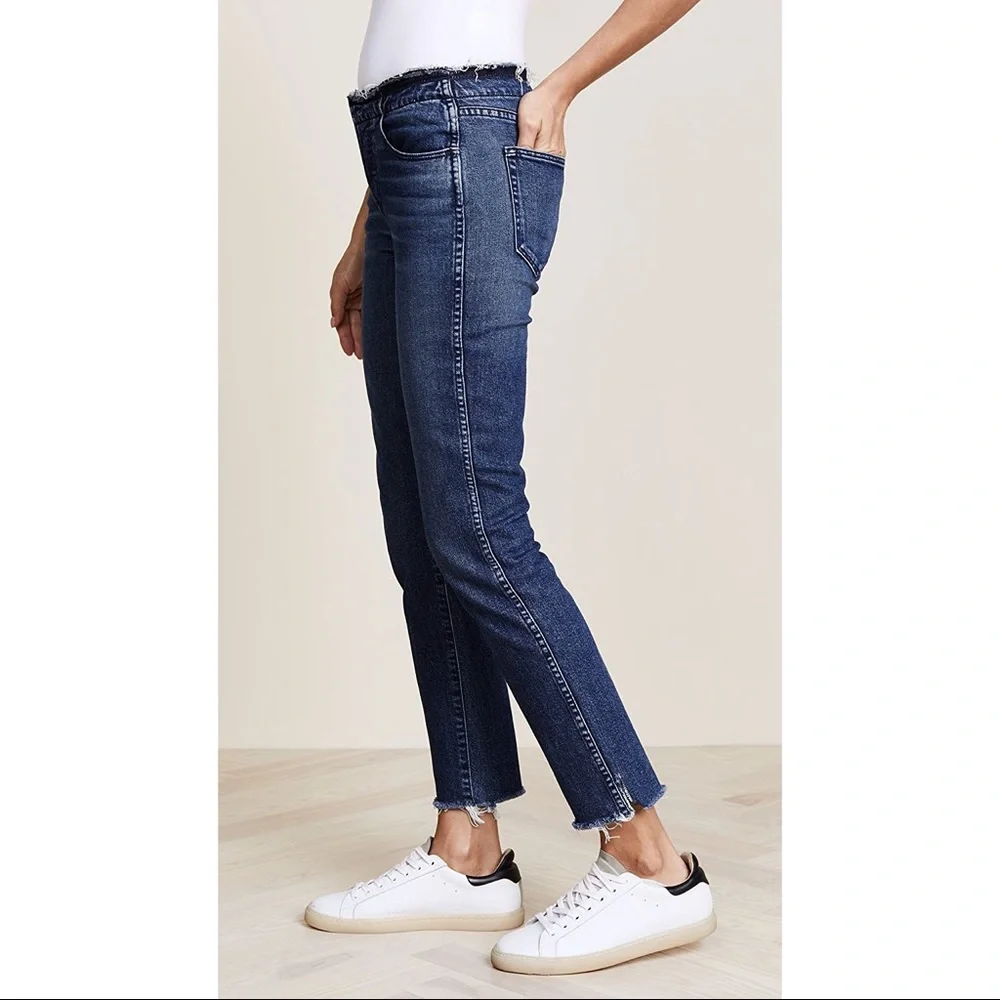 3x1 Raw Edge Shelter Slim Jeans in Tin Coo Medium Wash Women’s 26 - Picture 4 of 15